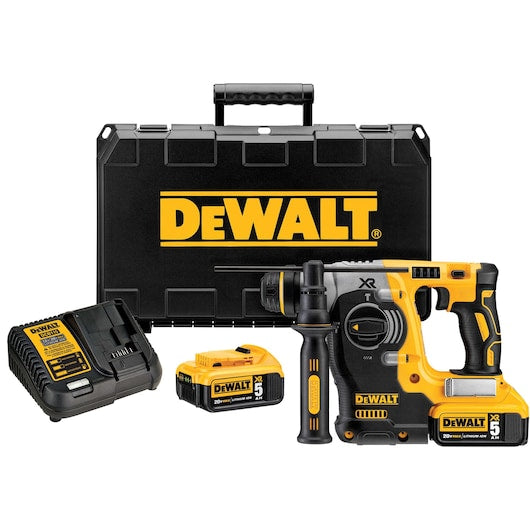DCH273P2 Kit de perceuse à percussion rotative SDS PLUS en forme de L sans fil XR® 20V MAX de 1 po*